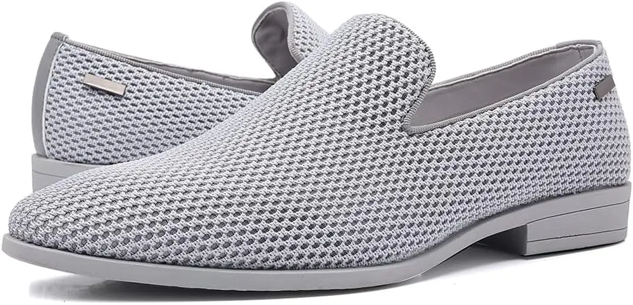 Mens Tuxedo Dress Loafers Slip On Formal Wedding Shoes