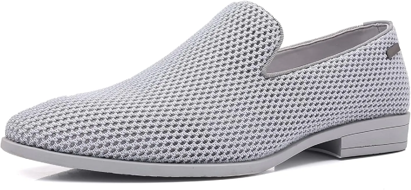 Mens Tuxedo Dress Loafers Slip On Formal Wedding Shoes