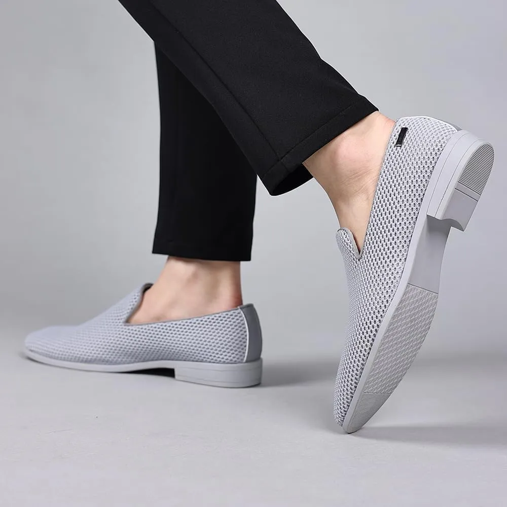 Mens Tuxedo Dress Loafers Slip On Formal Wedding Shoes