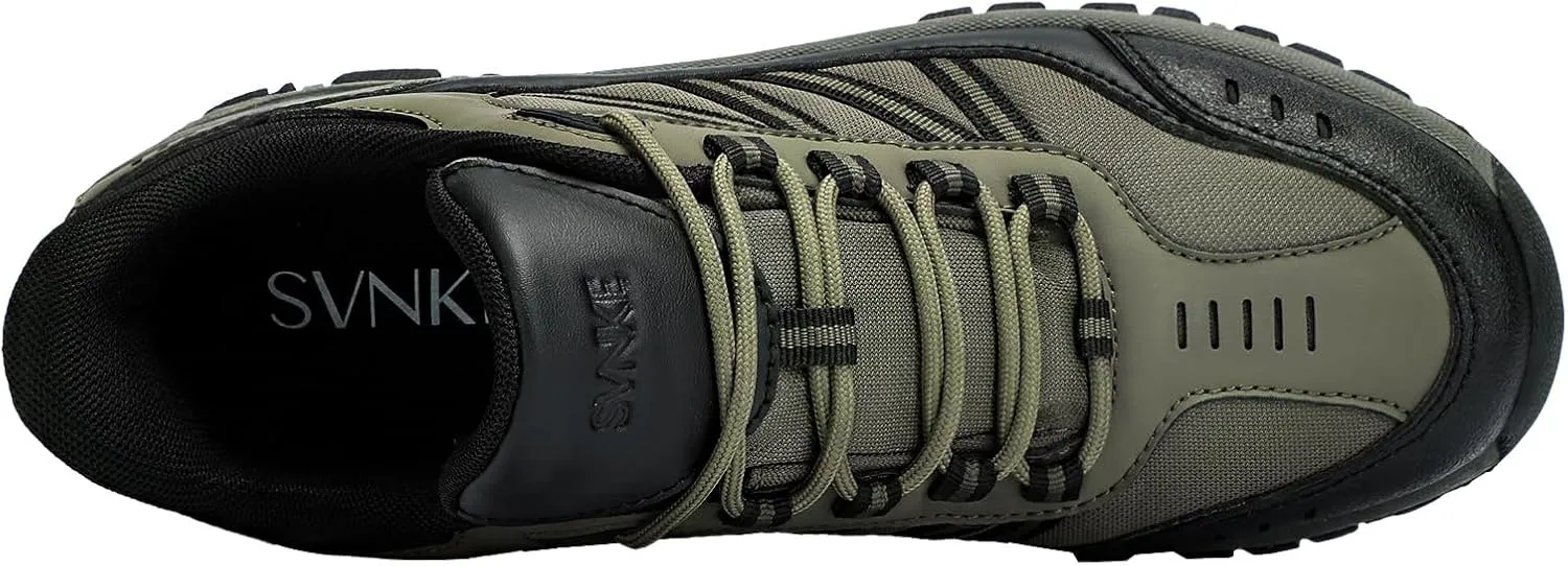 Men's Walking Shoes Fashion Tennis Casual Hiking Lace-Up Comfortable Sneakers