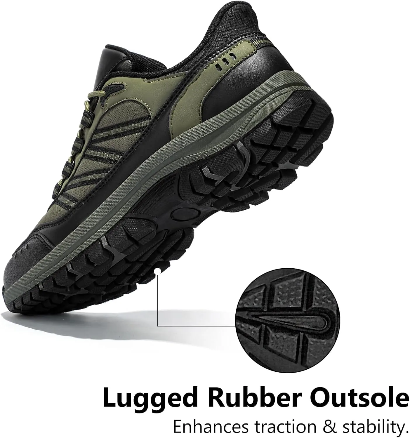 Men's Walking Shoes Fashion Tennis Casual Hiking Lace-Up Comfortable Sneakers