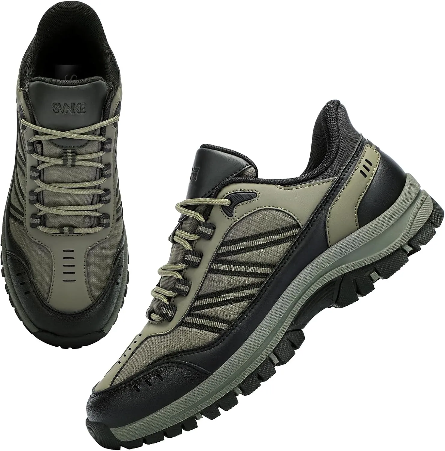Men's Walking Shoes Fashion Tennis Casual Hiking Lace-Up Comfortable Sneakers