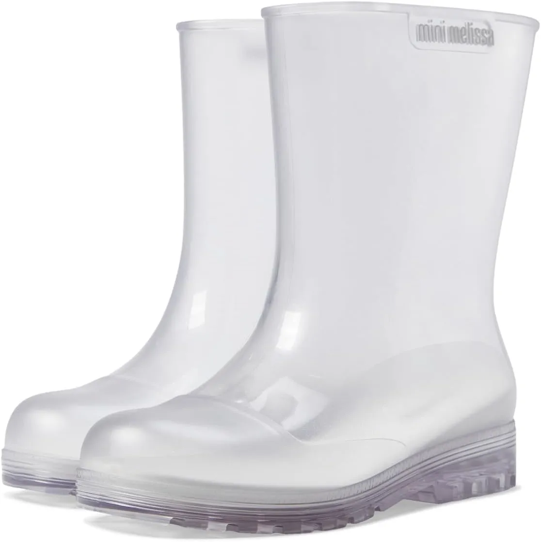 mini melissa Girl's Welly INF (Little Kid/Big Kid) Clear 4 Big Kid M