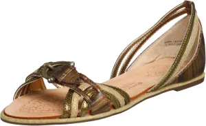 Naughty Monkey Women's Shredded Card Sandal
