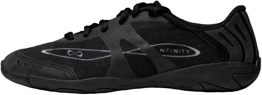 Nfinity Vengeance White Cheer Shoes for Youth Girls – High-Performance Breathable Sneakers for Cheerleading, Dance, and Sports Training – Lightweight and Durable for Competition
