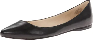 Nine West Women's Speakup Ballet Flat, Black, 10