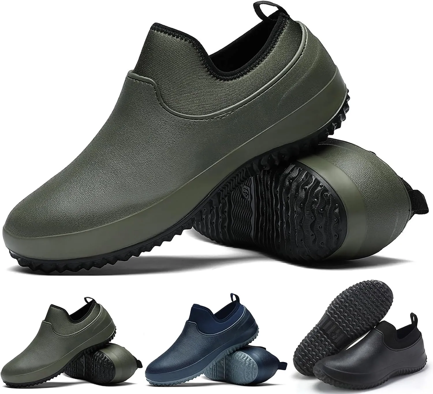 Non Slip Work Shoes for Women Men Waterproof Chef Shoes Garden Shoes