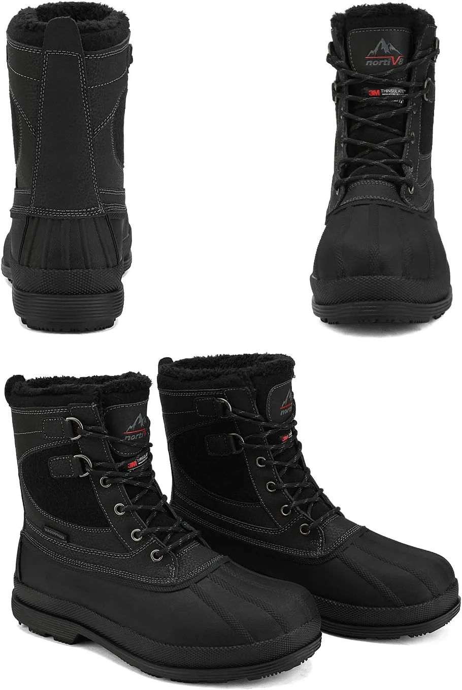 NORTIV 8 Men's Waterproof Winter Snow Boots AVENUE
