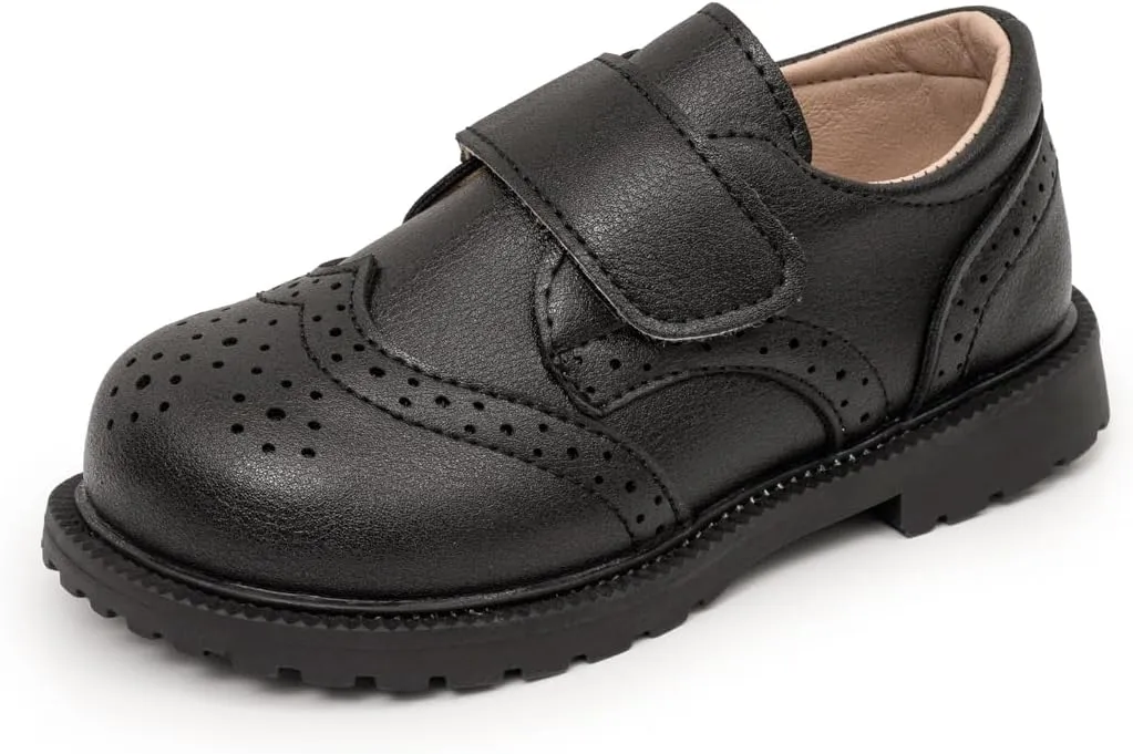 ohsofy Girls Oxford Flats Dress Shoes Casual Penny Loafers Comfort Non-Slip Sole Wedding Party School Uniform (Toddler/Little Kid)