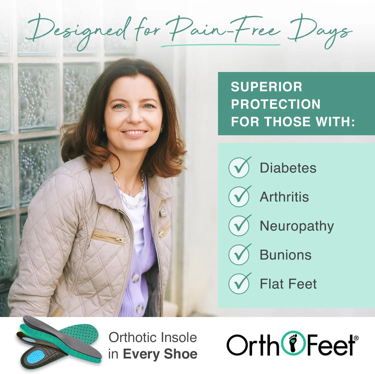 Orthofeet Women's Orthopedic Claire Waterproof Winter Boots for Foot Pain Relief