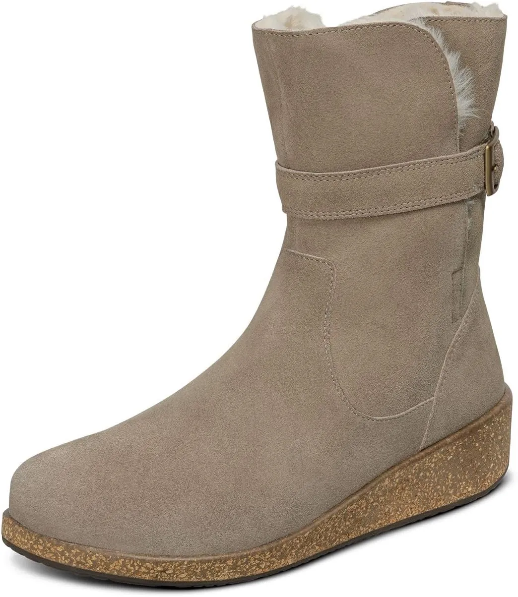 Orthofeet Women's Orthopedic Claire Waterproof Winter Boots for Foot Pain Relief