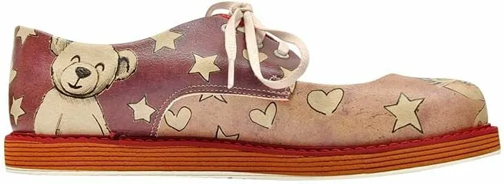 Personalize Your Life - PENCY Printed Retro Ballerinas - Casual,Elegant and Original Style - Vegan, Handmade, Environmentally Friendly, Breathable