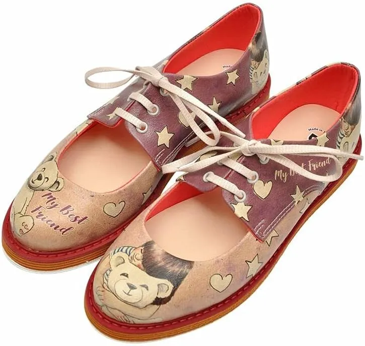 Personalize Your Life - PENCY Printed Retro Ballerinas - Casual,Elegant and Original Style - Vegan, Handmade, Environmentally Friendly, Breathable