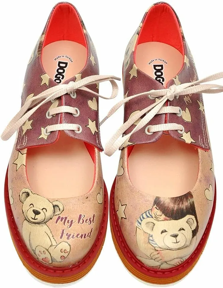 Personalize Your Life - PENCY Printed Retro Ballerinas - Casual,Elegant and Original Style - Vegan, Handmade, Environmentally Friendly, Breathable