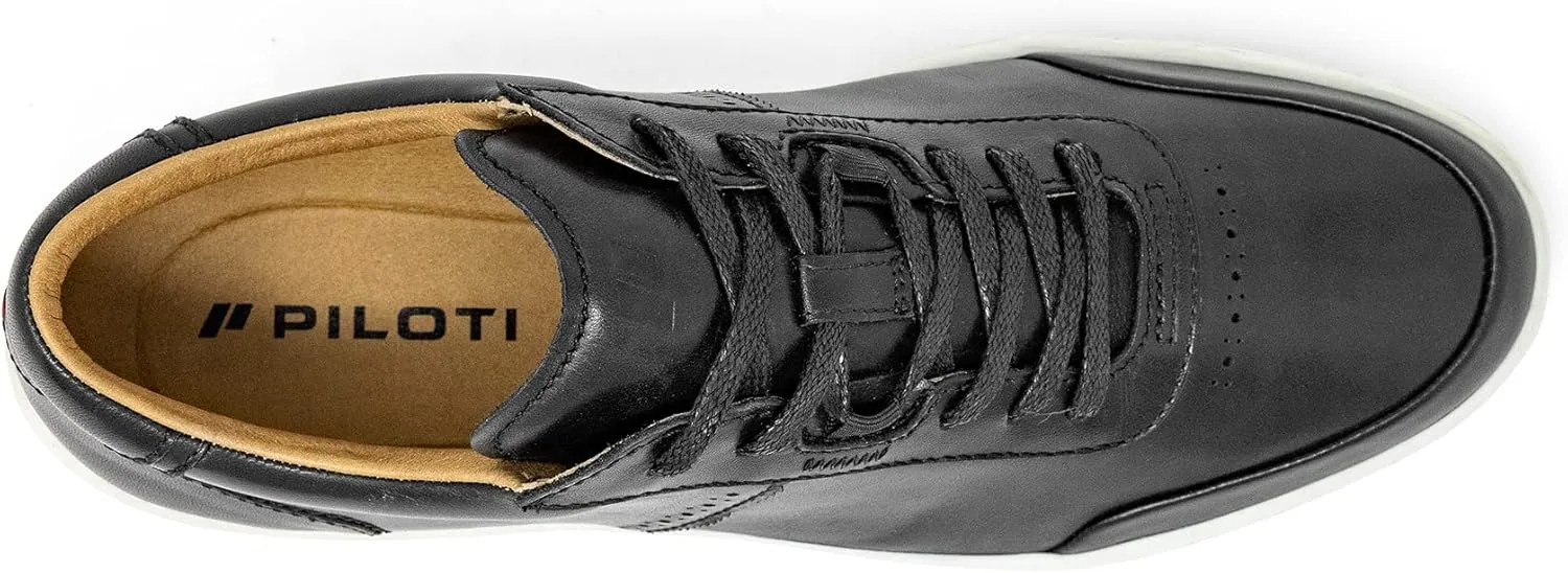 Piloti Driving Shoes for Men, Avenue Italian Leather Driving Performance Everyday Sneakers for Men