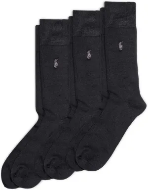 Polo Ralph Lauren Men's Supersoft Flat Crew Socks (3 Pairs)