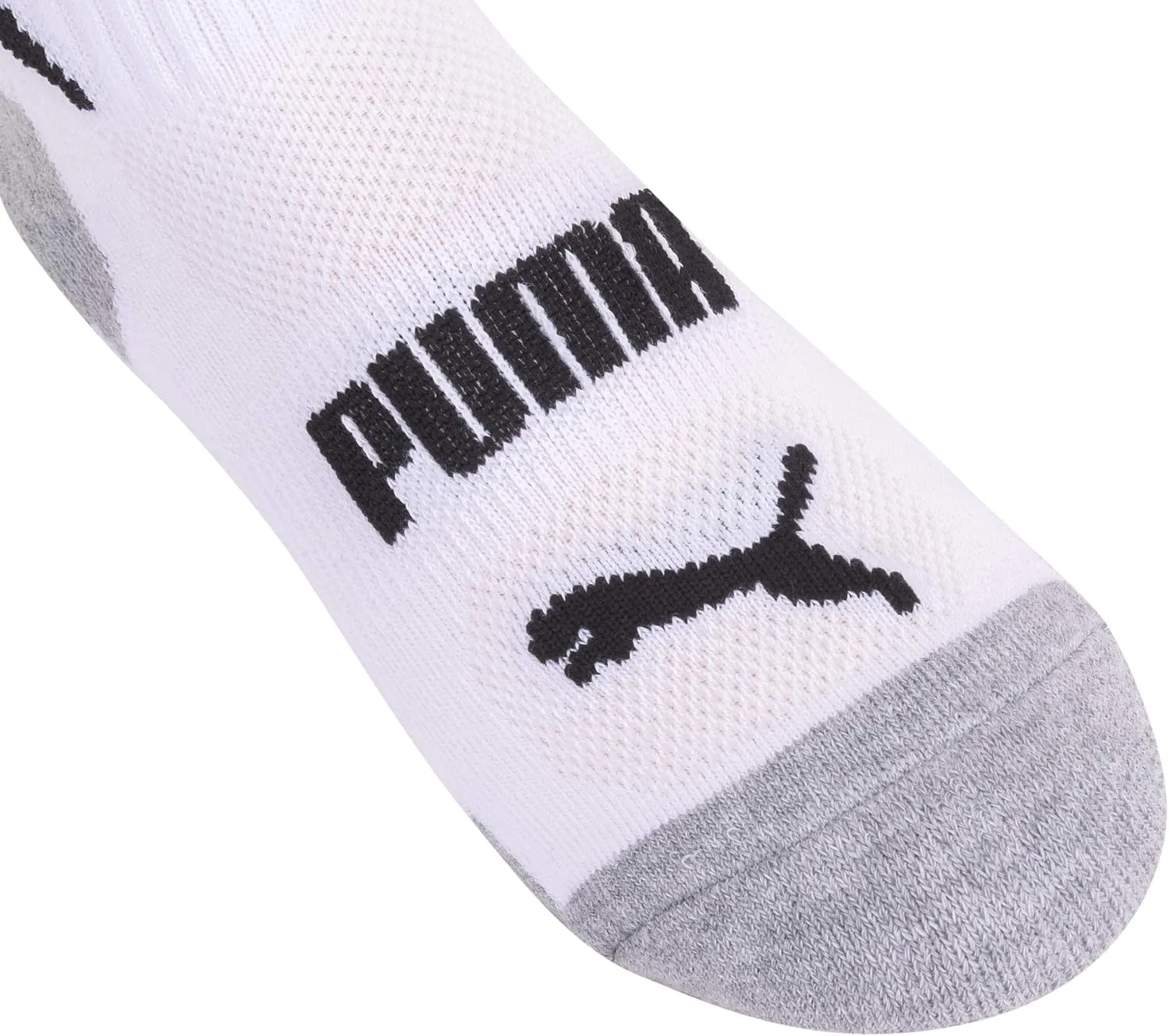PUMA Boys' 6 Pack Quarter Crew Socks