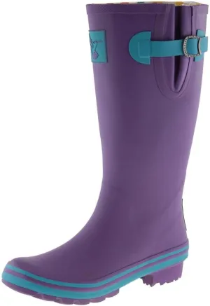 Rain Boots For Women Waterproof Boots Garden Shoes Outdoor Use with Comfortable Insole Knee High Rubber Rain Boot Gumboots Rain Footwear Wellies