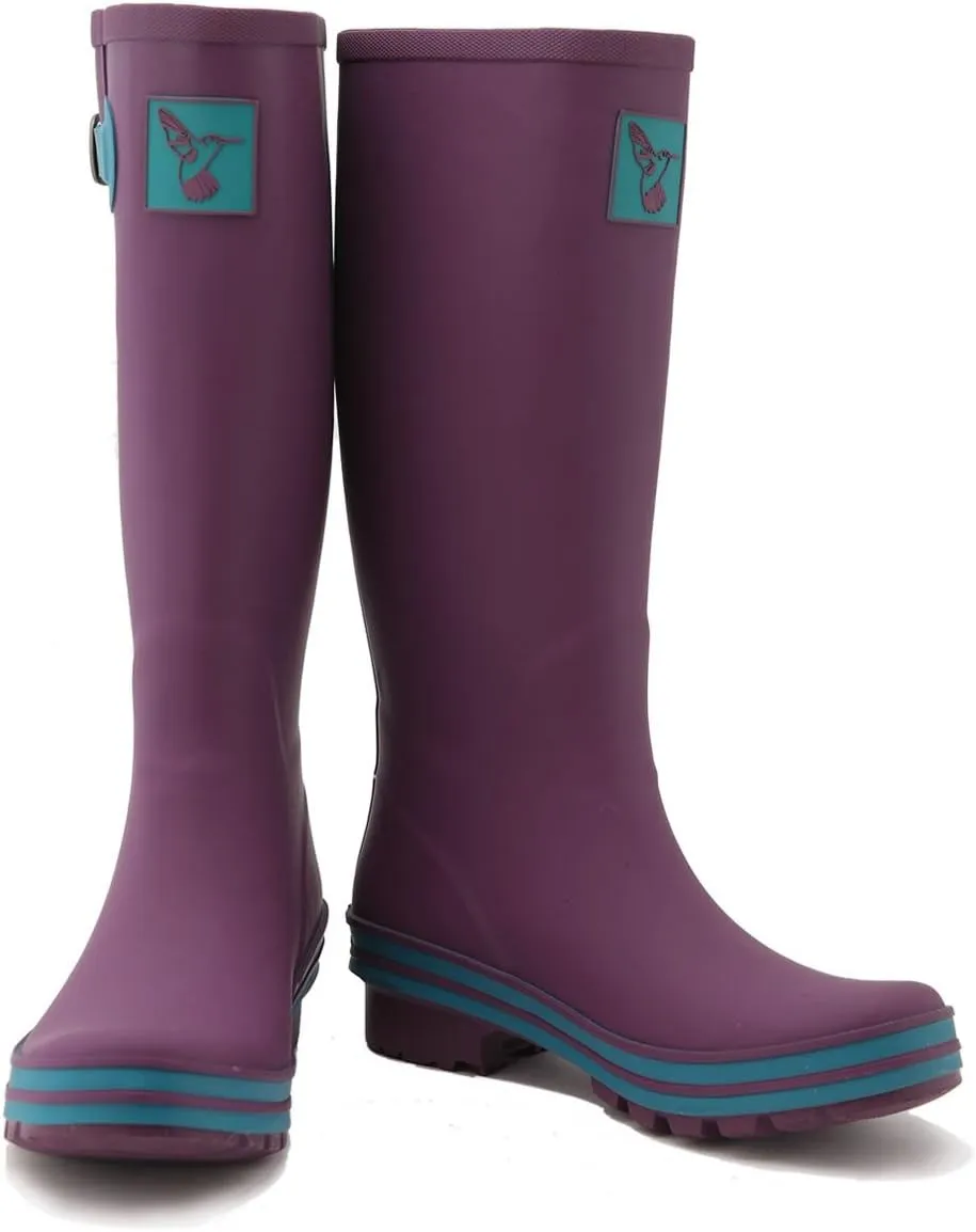 Rain Boots For Women Waterproof Boots Garden Shoes Outdoor Use with Comfortable Insole Knee High Rubber Rain Boot Gumboots Rain Footwear Wellies
