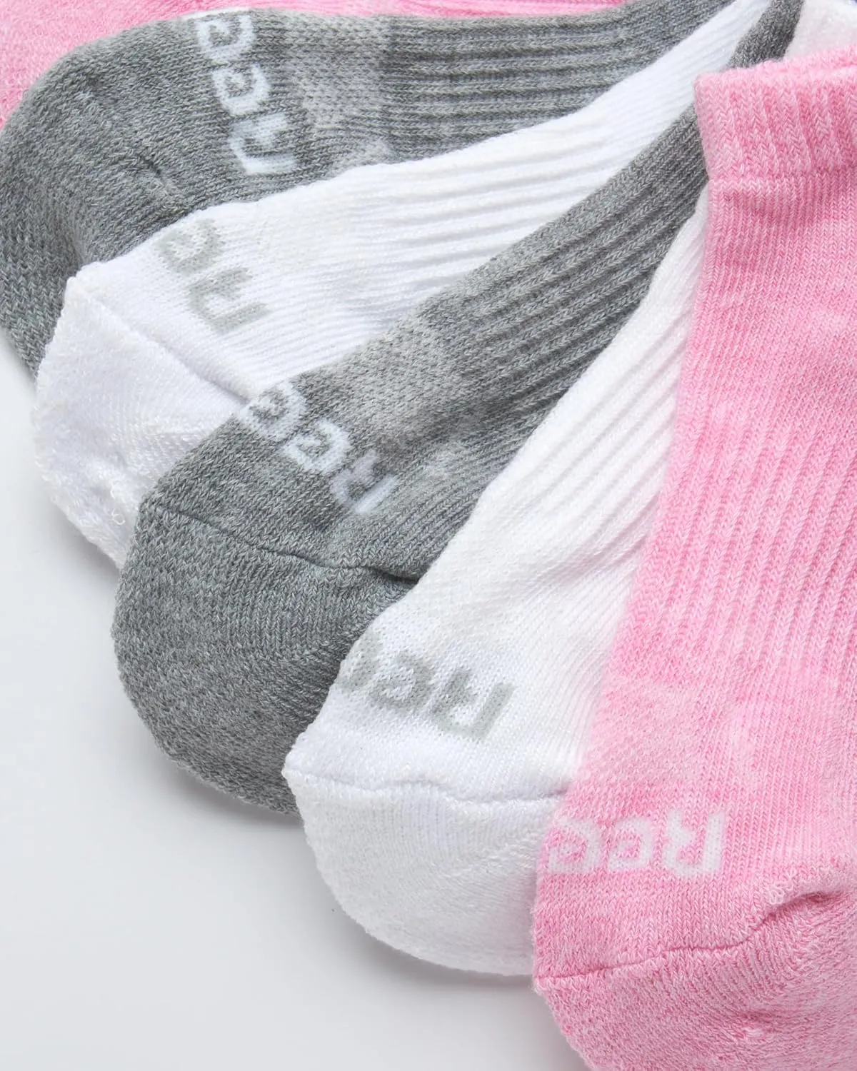 Reebok Girls' Low Cut Socks – 6 Pack Performance Cushion Low Cut No Show Socks for Girls - Girl's Athletic Socks