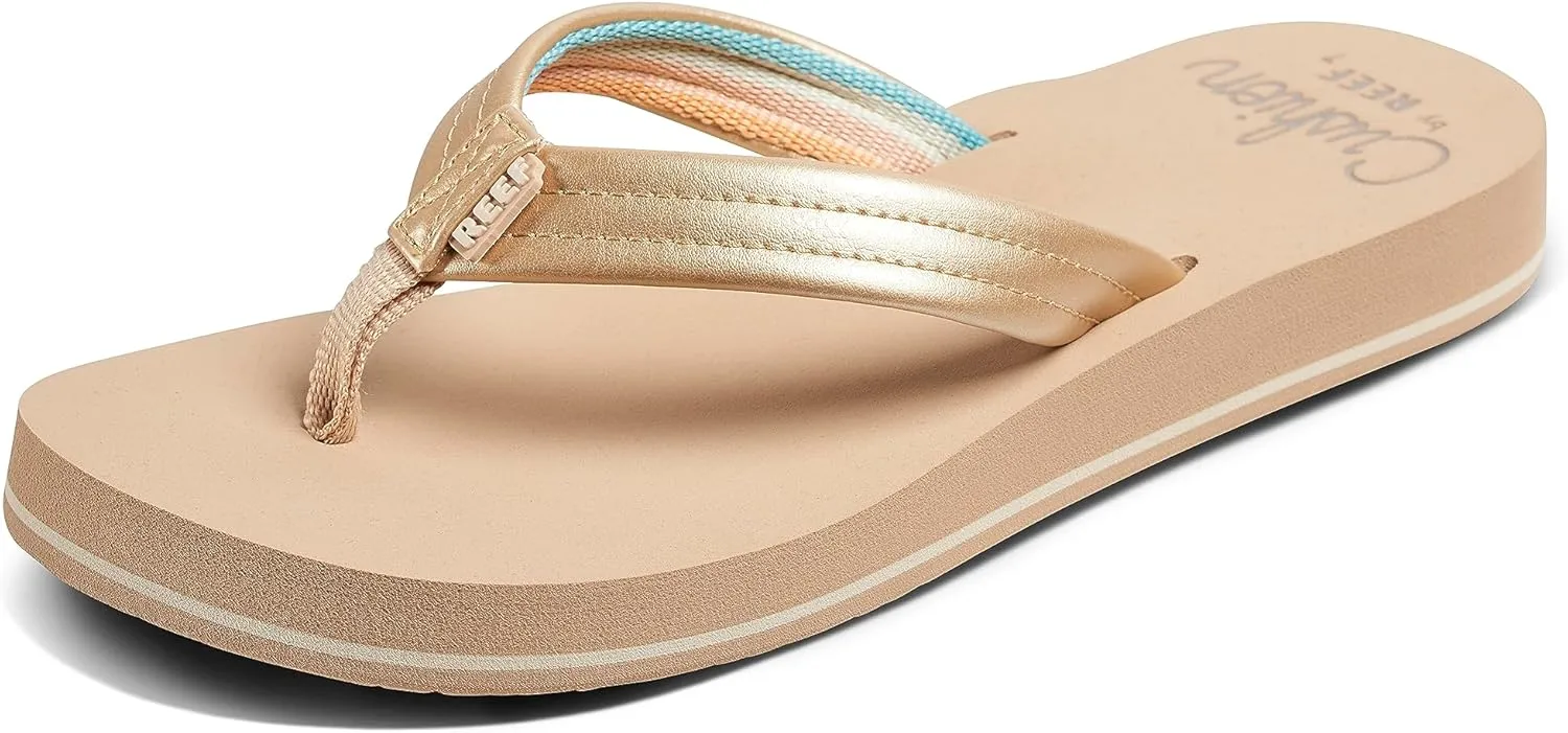 REEF Cushion Breeze Women's Flip Flop, Ultra Soft Cushion Footbed, Arch Support