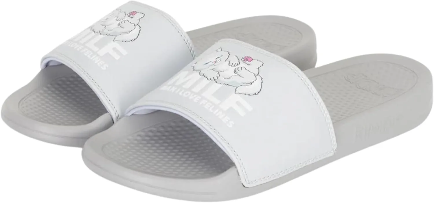 RIPNDIP Man I Love Felines Slides, Slippers for Summer, Slip On Shoes, Funny Cat Sandals for Men