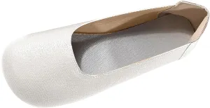 Round Toe Women Flat Shoes Slip on Dress Ballet Flats Shoes Women Comfort Solid Flat Shoe Close Toe Slingback Work Moccasins Comfortable Lightweight Breathable Going Out Footwear