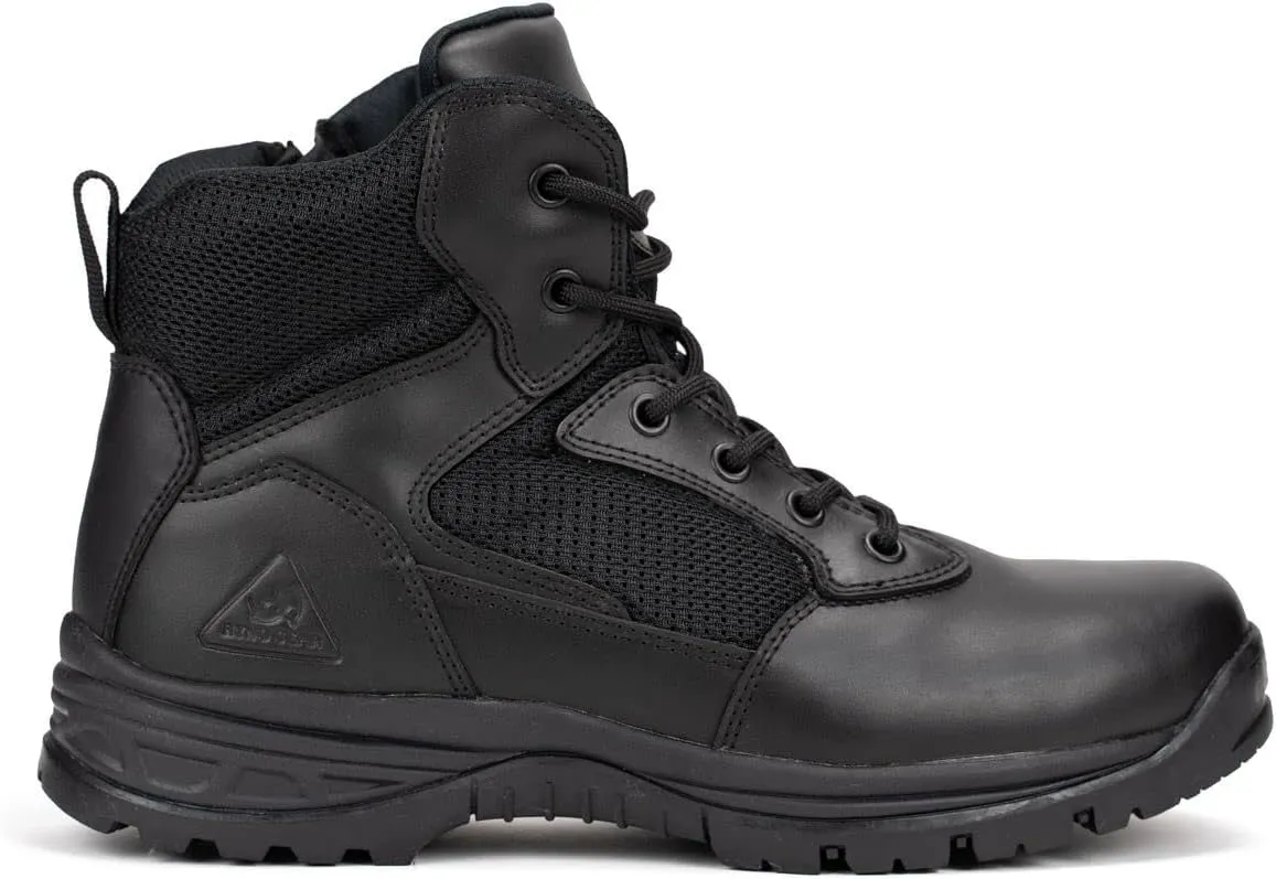 RYNO GEAR Tactical Combat Military Boots with CoolMax Lining, Contrast Stitching and Slip Resistant Sole