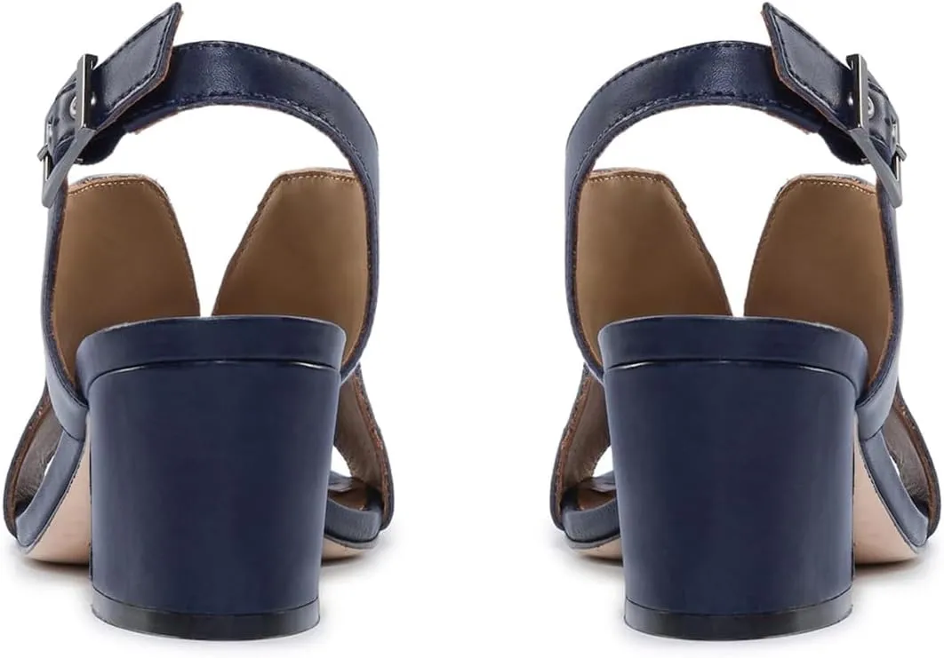 SHODENSE Women Heeled Sandals Peep Square Toe Suede Chunky Block Heel Sandal Booties Cut-out Ankle Strap Heeled Dress Sandal Shoes Open Toe Slingback Pumps Backless Buckle Summer Elegant 4-13 M US