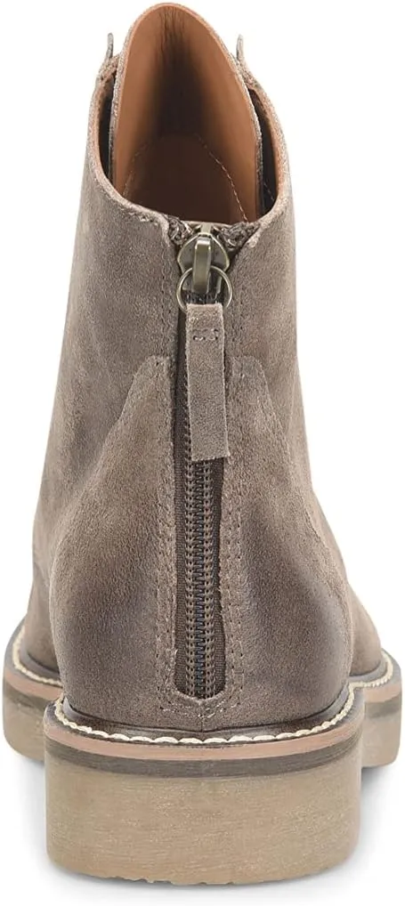softspots Men's Renny Italian Suede Slip-Resistant Boots with Back Zipper