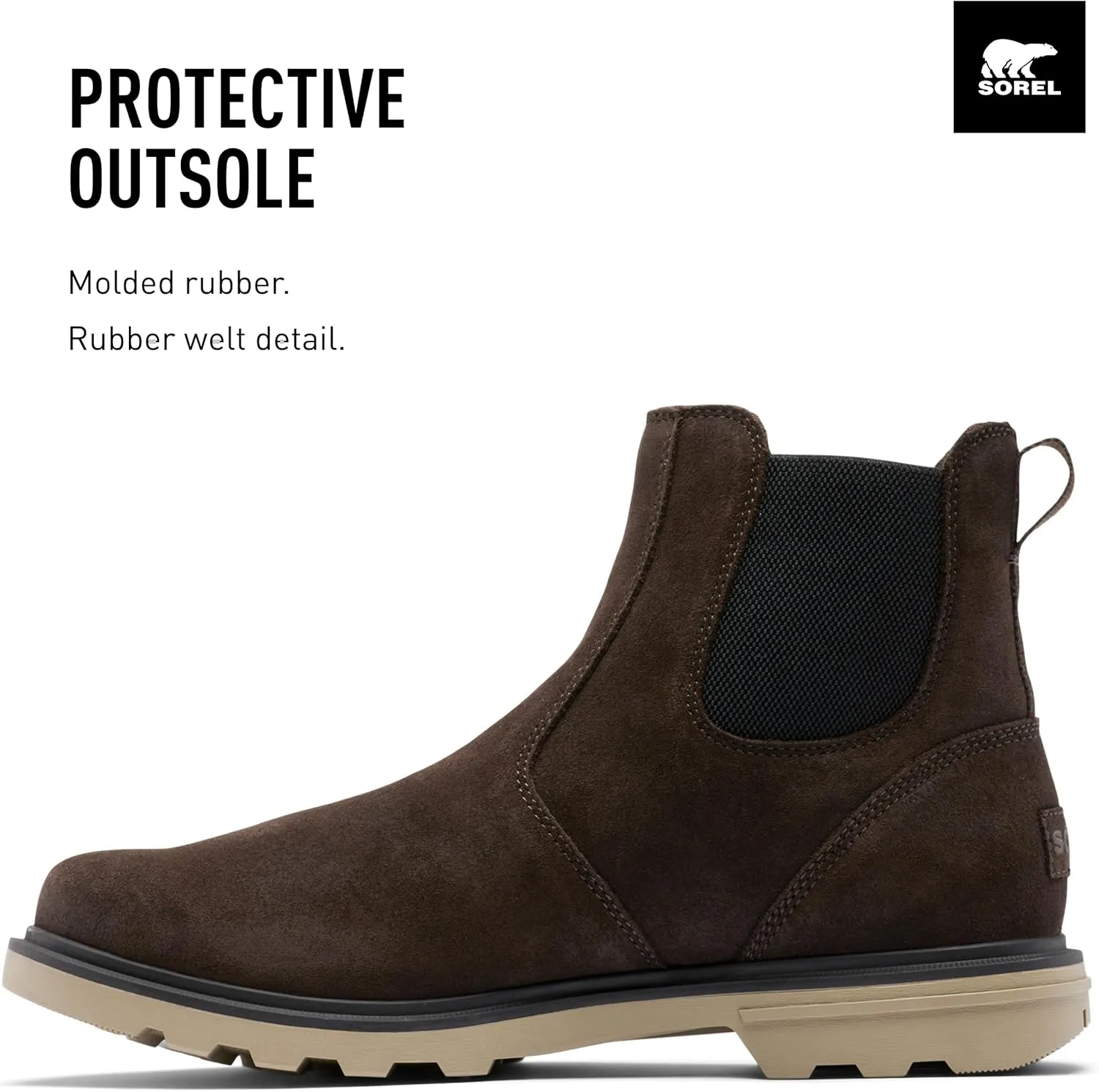 SOREL Men's Carson Chelsea Waterproof Boot