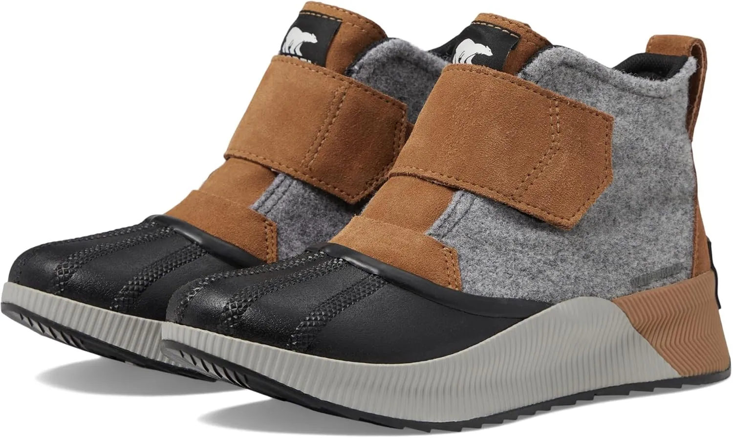Sorel Out N About™ III Classic Strap Waterproof Boot Camel Brown/Black 5 B (M)
