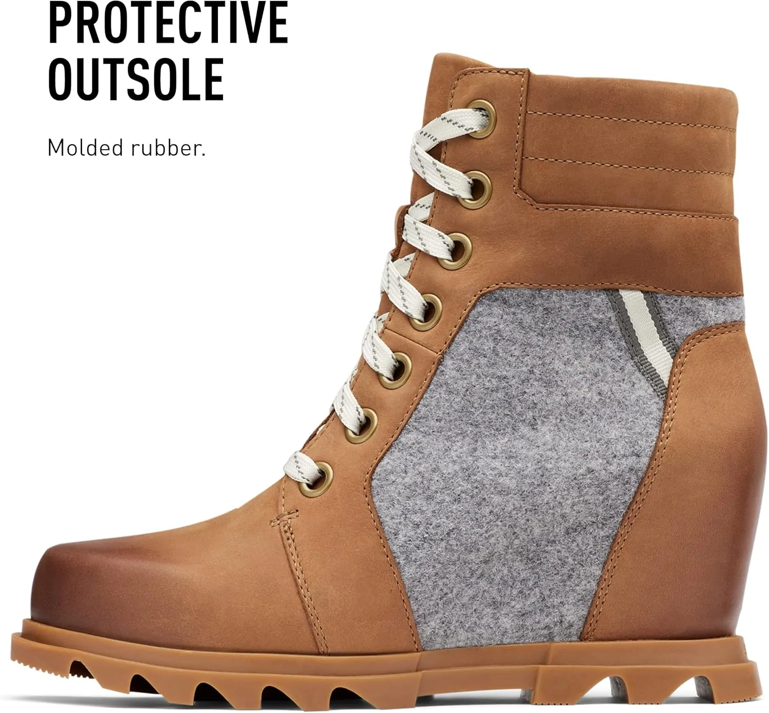 Sorel Women's Joan of Arctic Wedge III Lexie Boot — Waterproof Leather Wedge Boots
