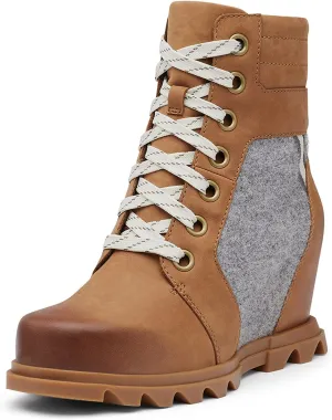 Sorel Women's Joan of Arctic Wedge III Lexie Boot — Waterproof Leather Wedge Boots