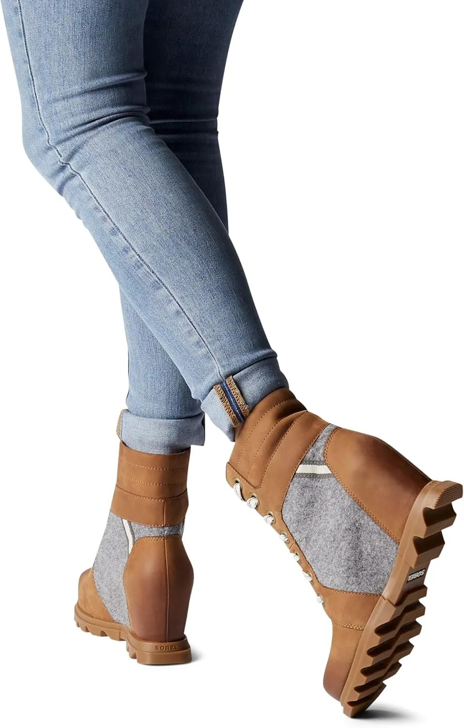Sorel Women's Joan of Arctic Wedge III Lexie Boot — Waterproof Leather Wedge Boots