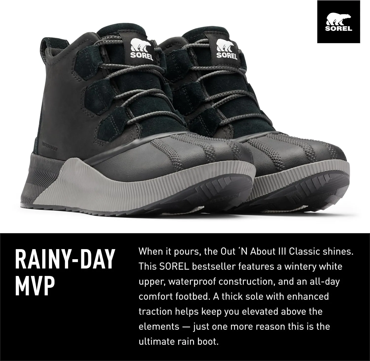 Sorel Women's Out N About lll Classic Waterproof Boots