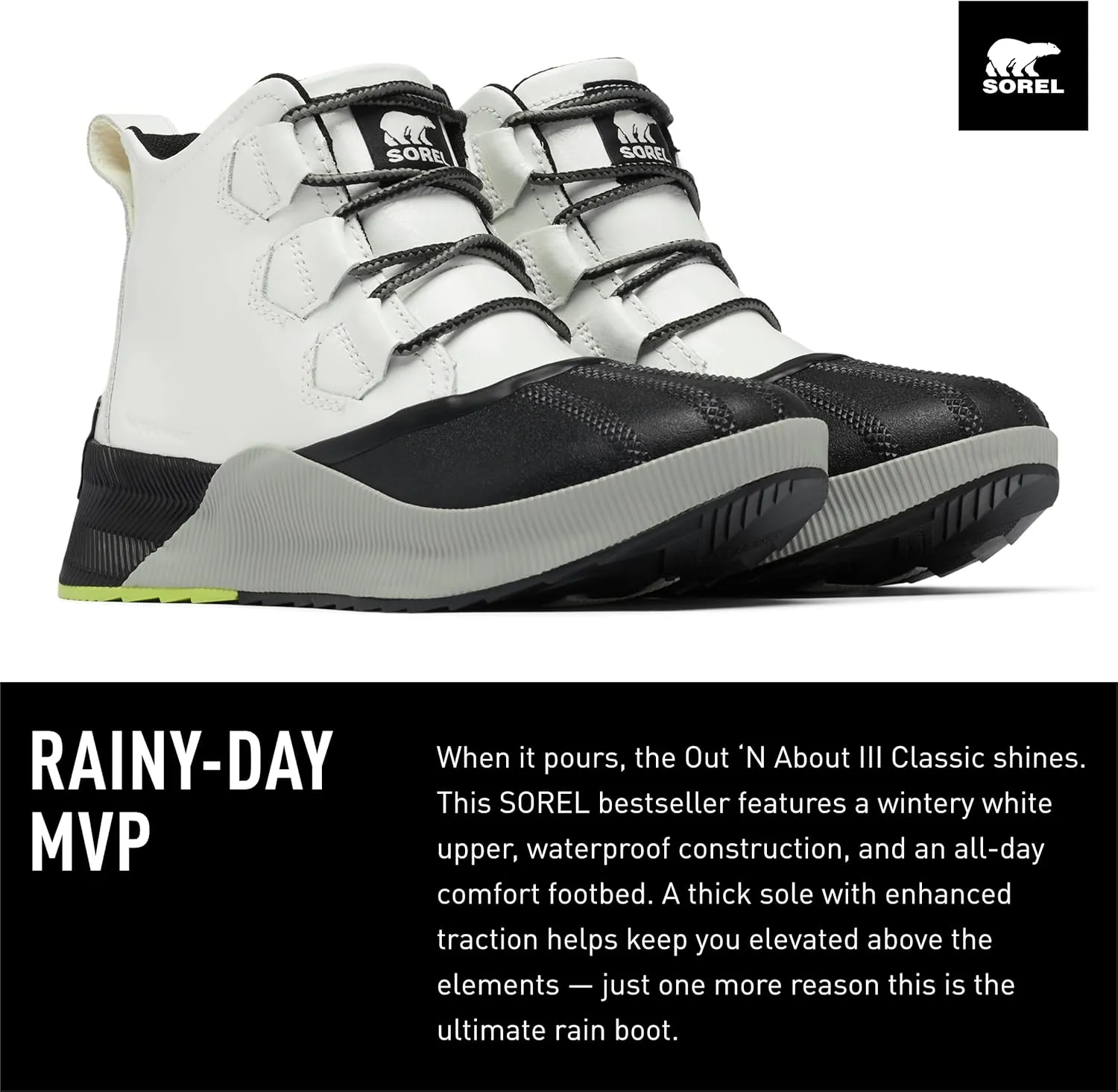 Sorel Women's Out N About lll Classic Waterproof Boots