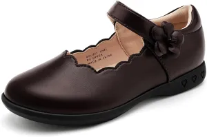 Stelle Girls School Shoes Mary Jane Uniform Dress Flat Shoes Retro Style Oxford Church Music Recitals(Little/Big Kids)