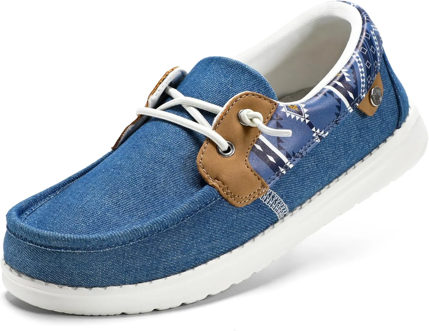 STQ Women's Boat Shoes with Orthopedic Insole Slip On Business Casual Shoes for Plantar Fasciitis Lightweight Loafers