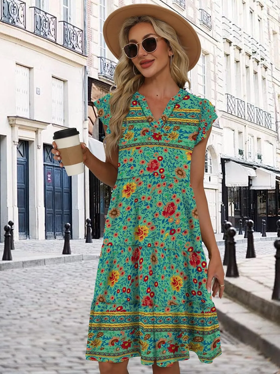 Summer Dresses for Women 2025 Elegant Classy Casual Plus Size Spring Midi Fashion Dress S-XXL