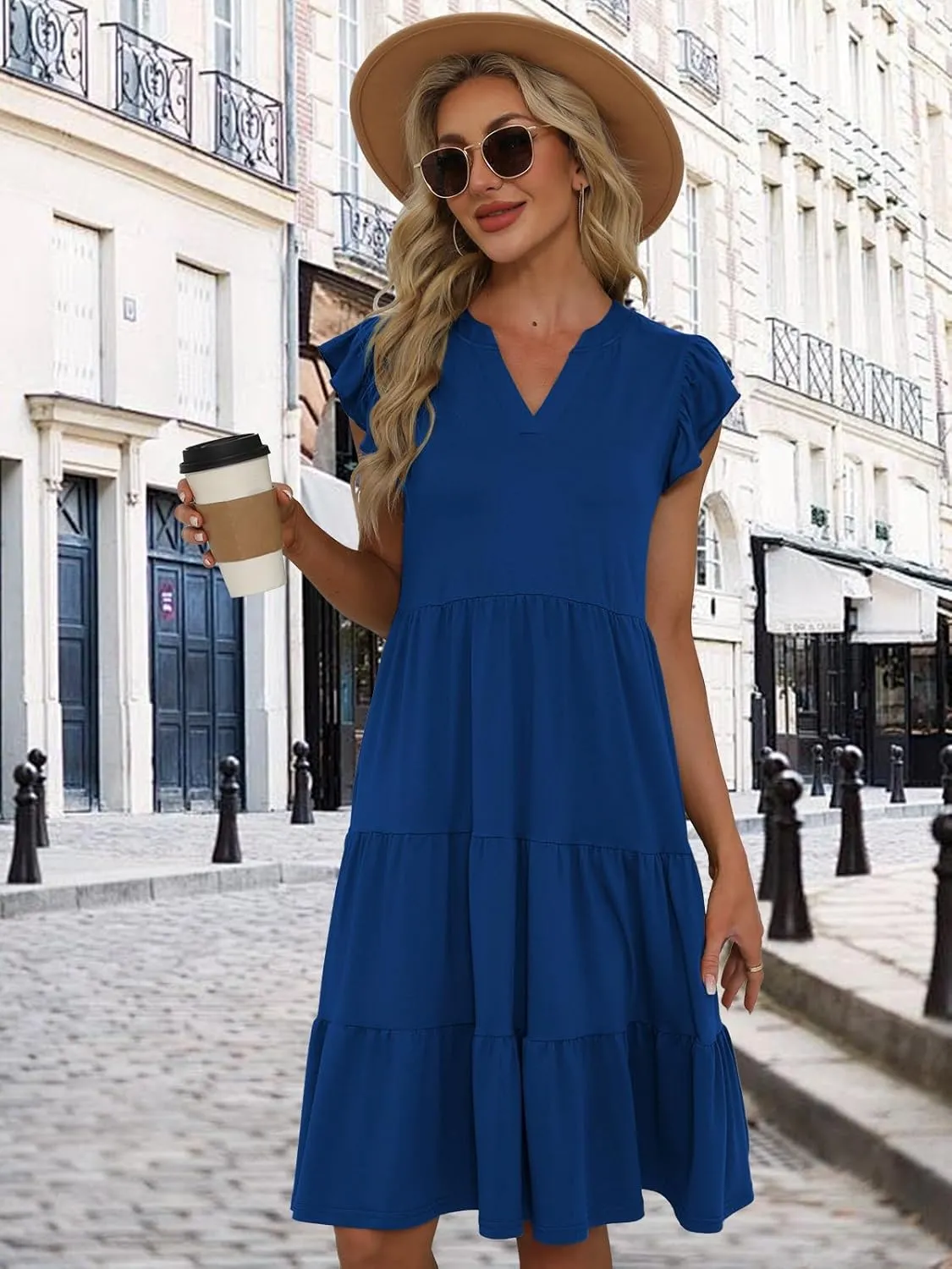 Summer Dresses for Women 2025 Elegant Classy Casual Plus Size Spring Midi Fashion Dress S-XXL