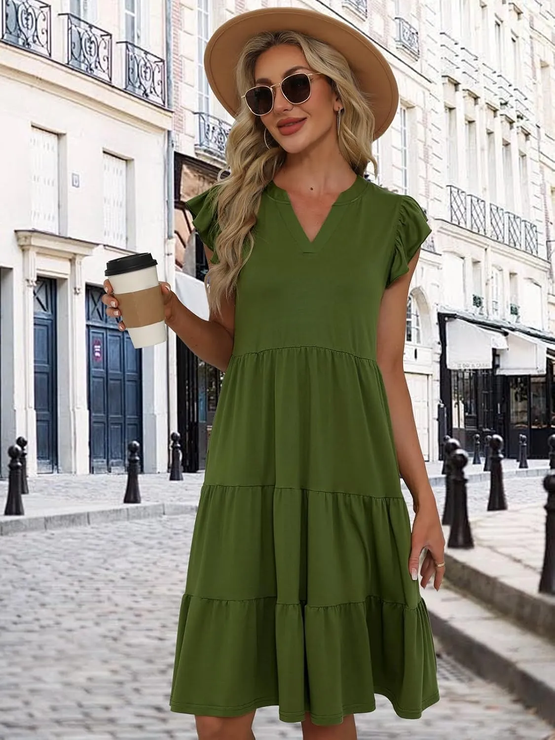 Summer Dresses for Women 2025 Elegant Classy Casual Plus Size Spring Midi Fashion Dress S-XXL