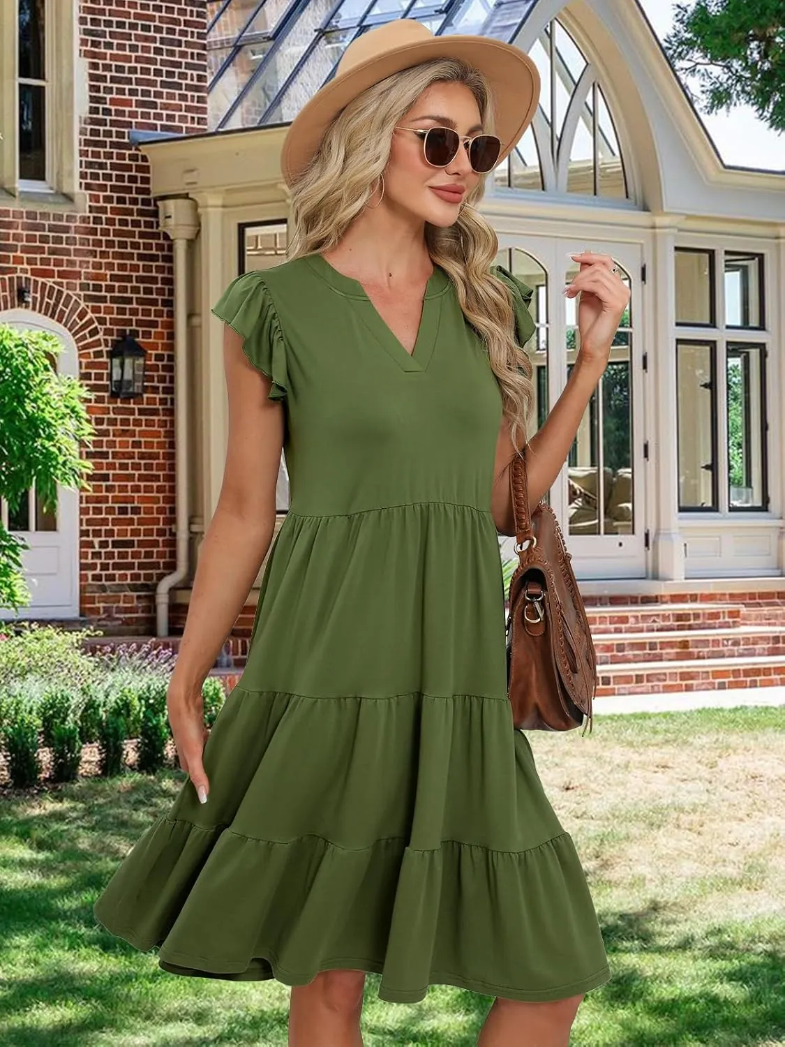 Summer Dresses for Women 2025 Elegant Classy Casual Plus Size Spring Midi Fashion Dress S-XXL
