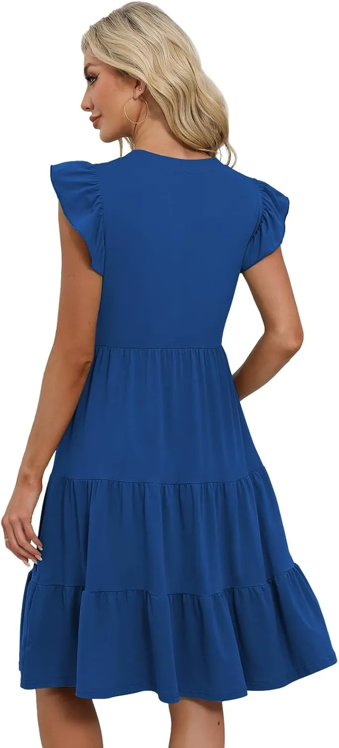 Summer Dresses for Women 2025 Elegant Classy Casual Plus Size Spring Midi Fashion Dress S-XXL