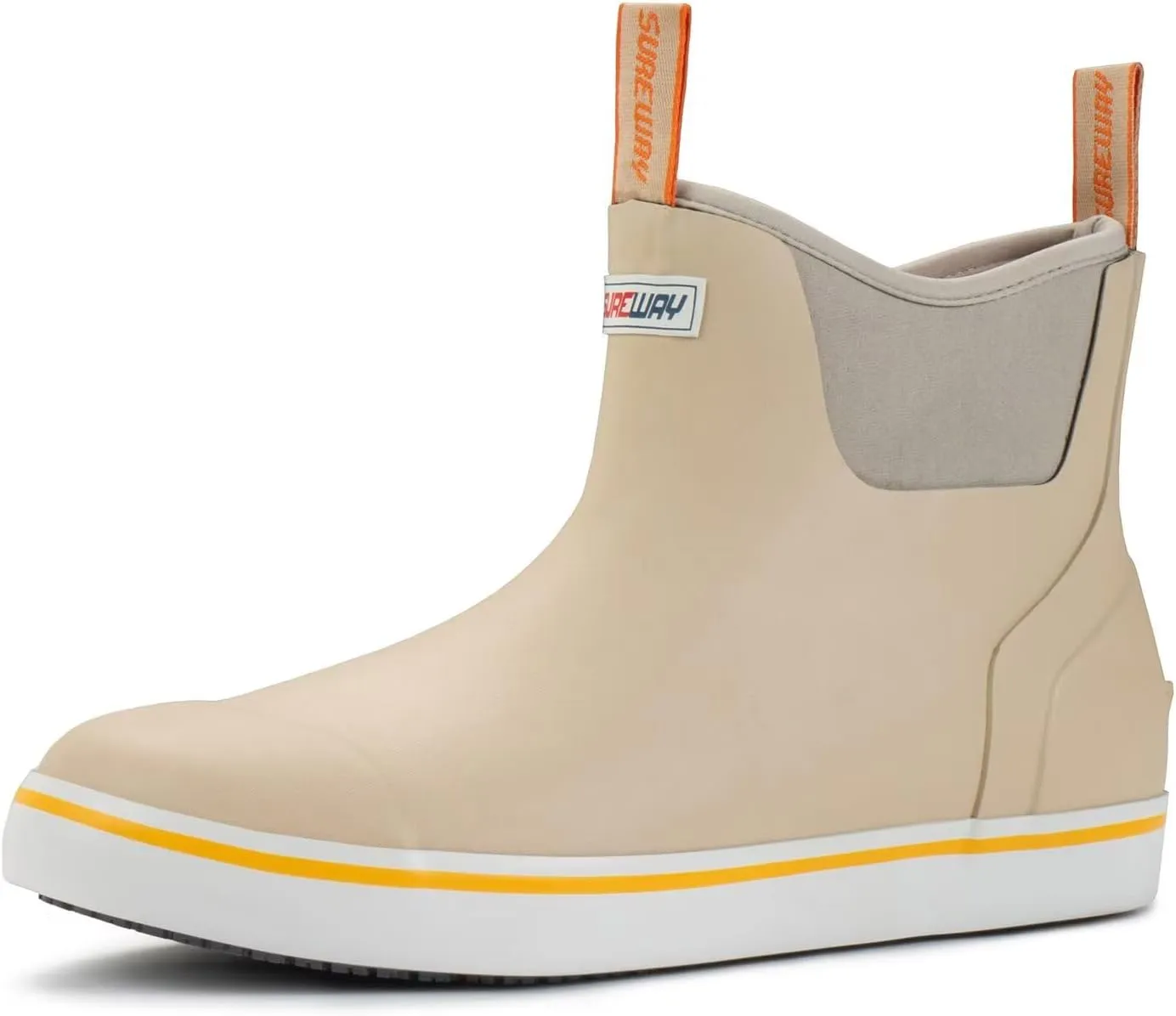SUREWAY Women's Deck Boots Professional Non-Slip Fishing & Ankle Deck Boot Waterproof Rain Boots