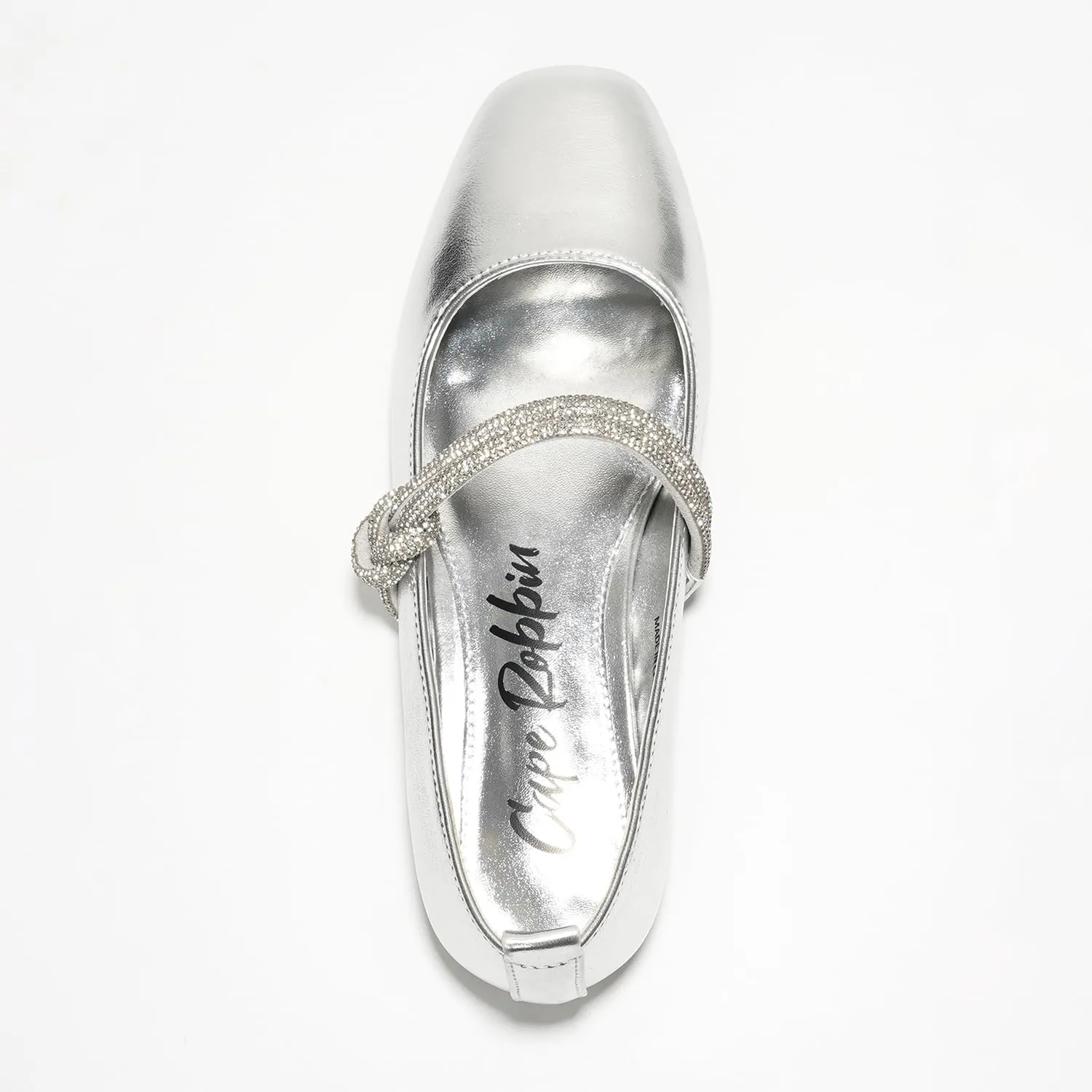Tammy Cape Robbin Ballet Flats - Comfortable Rhinestone Dressy Shoes