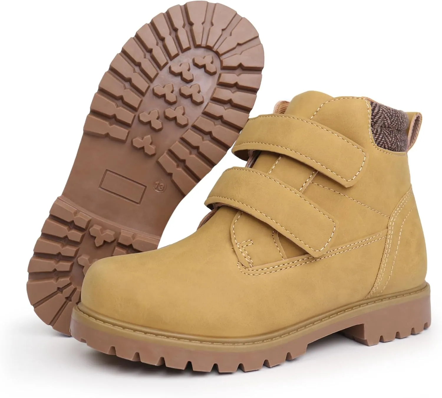 Tobfis Kids Waterproof Strap Work Boots (Toddler/Little Kid/Big Kid)