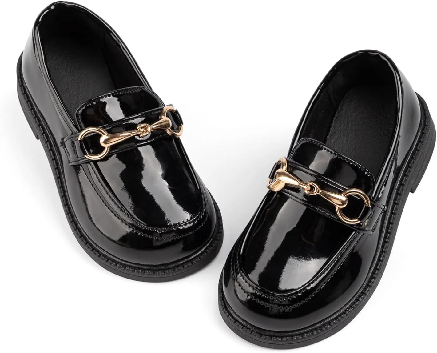 Toddler Boys Girls Dress Shoes Little Kids School Uniform Shoes Formal Casual Oxfords Wedding Church Loafer Flats