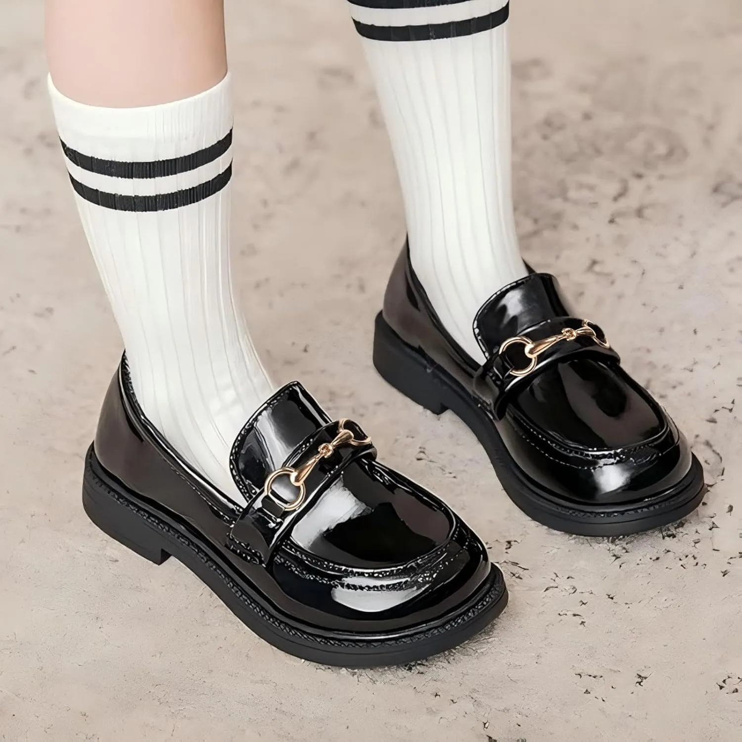 Toddler Boys Girls Dress Shoes Little Kids School Uniform Shoes Formal Casual Oxfords Wedding Church Loafer Flats