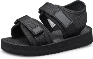 Toddler Little Kid Sandals Boys Girls Adjustable Strap Open-Toe Summer Outdoor Unisex Child Sport Beach Sandals(Toddler/Little Kid/Big Kid)